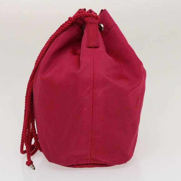 PRADA Shoulder Bag Nylon Red Auth 29726 - Picture 3 of 16